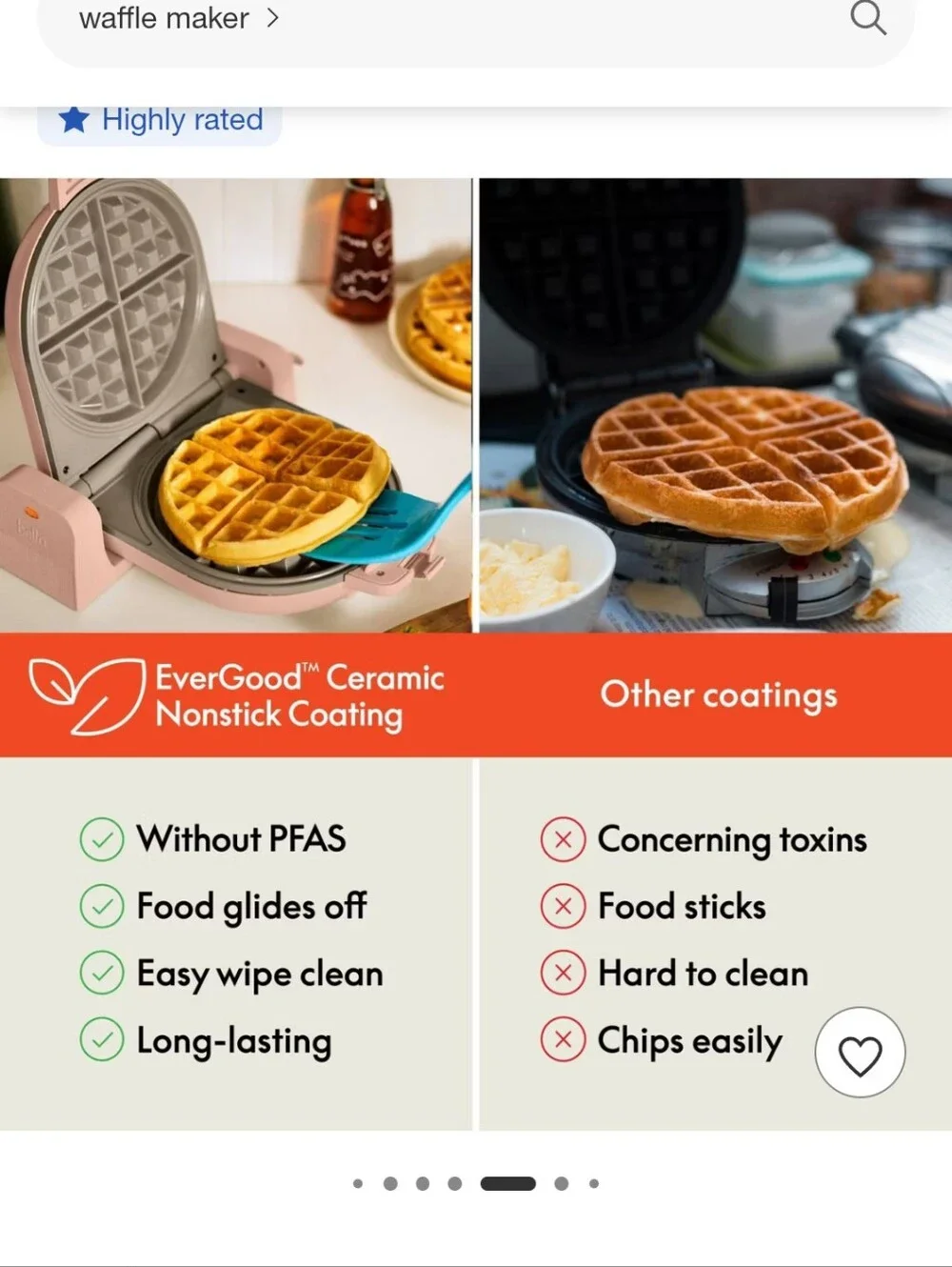 Bella Flip & Store Waffle Maker